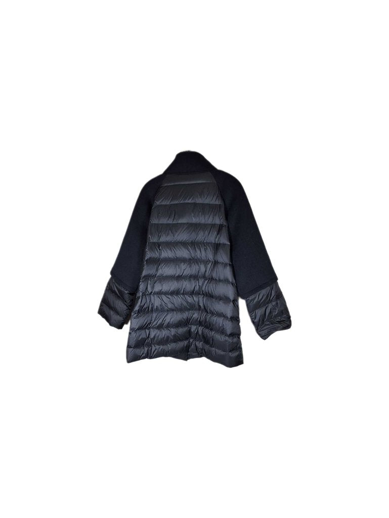 blue marine wool/puffy coat