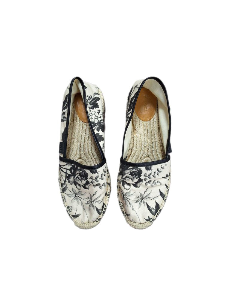 Gucci espadrille/floral