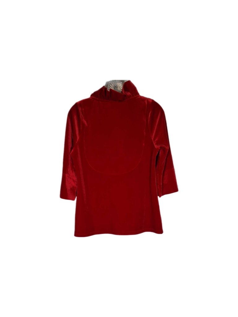 Gretchen Scott 3/4 sleeve velvet top