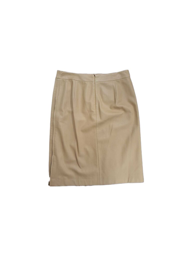 Escada leather skirt