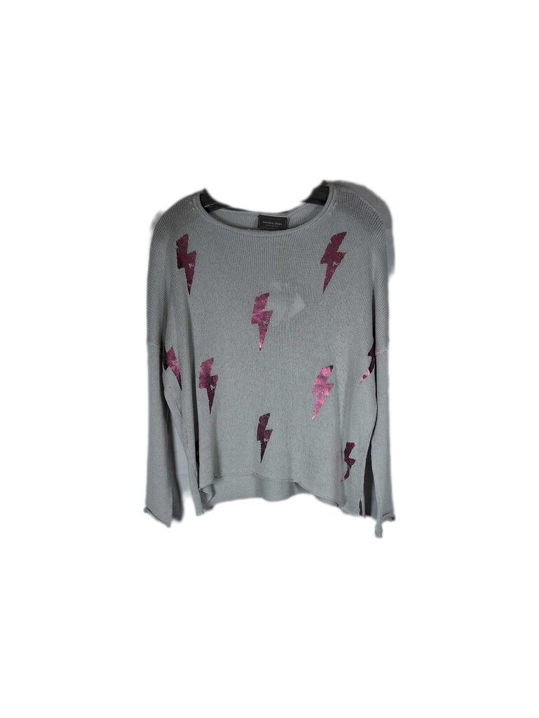 wooden ships sweater/lightening bolt